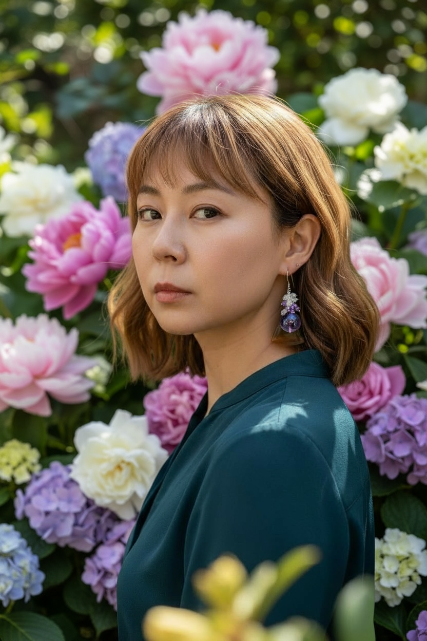 Uruguay Amethyst earrings, 12mm dark amethyst gemstone earrings, with labradorite